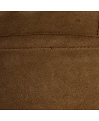 Pre-Owned Gucci Medium Padlock Saddle Shoulder Bag Gg Coated Canvas and Leather