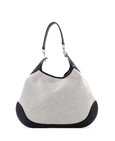 Pre-Owned Gucci Large B Shoulder Bag Canvas