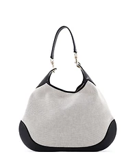 Pre-Owned Gucci Large B Shoulder Bag Canvas