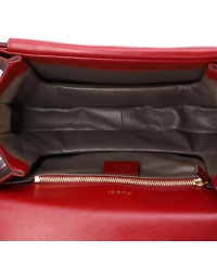 Pre-Owned Gucci Small Sylvie 1969 Shoulder Bag Leather