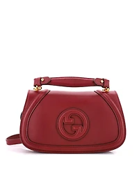 Pre-Owned Gucci Medium Blondie Nm Top Handle Bag Leather