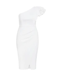 City Chic Plus Milani One Shoulder Dress