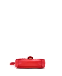 Pre-Owned Gucci Small Gg Marmont Flap Bag Matelasse Leather