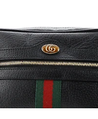 Pre-Owned Gucci Mini Ophidia Shoulder Bag Leather