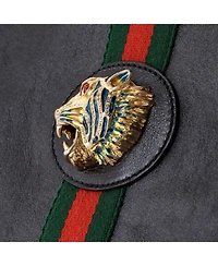 Pre-Owned Gucci Large Rajah Chain Tote Leather