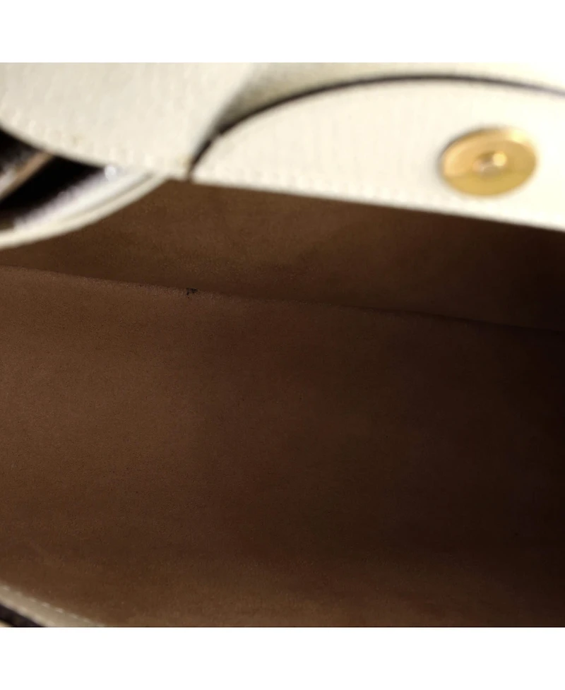 Pre-Owned Gucci Large Diana Nm Bamboo Handle Tote Printed Leather