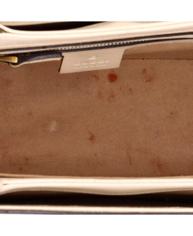 Pre-Owned Gucci Small Queen Margaret Top Handle Bag Colorblock Leather