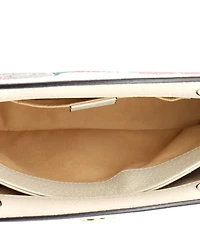 Pre-Owned Gucci Small Ophidia Chain Shoulder Bag Flora Gg Coated Canvas