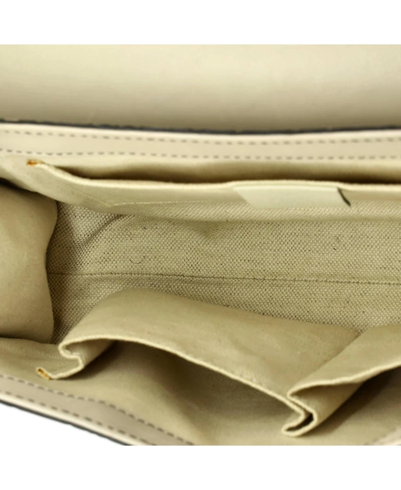 Pre-Owned Gucci Medium Emily Chain Flap Bag Guccissima Leather