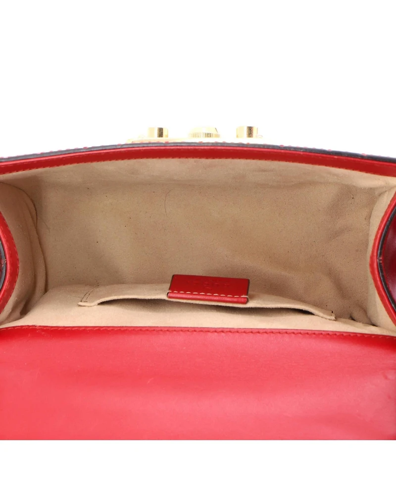 Pre-Owned Gucci Small Padlock Shoulder Bag Guccissima Leather