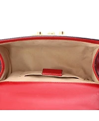 Pre-Owned Gucci Small Padlock Shoulder Bag Guccissima Leather