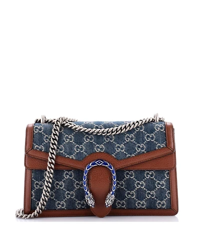 Pre-Owned Gucci Small Dionysus Bag Gg Denim