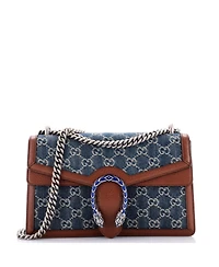Pre-Owned Gucci Small Dionysus Bag Gg Denim