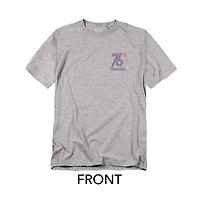 Corvette Men's Chevrolet 76 Logo Front Back T-Shirt