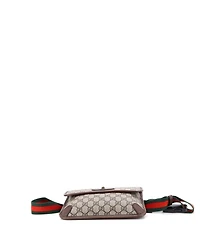 Pre-Owned Gucci Neo Vintage Flap Belt Bag Gg Coated Canvas