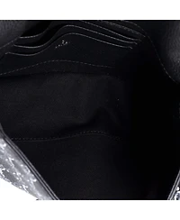 Pre-Owned Gucci Mini Front Buckle Crossbody Bag Gg Shadow Coated Canvas