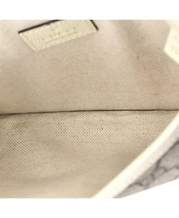 Pre-Owned Gucci Ophidia Flap Belt Bag Gg Coated Canvas with Leather