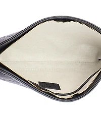 Pre-Owned Gucci Medium Emblem Chain Shoulder Bag Guccissima Leather