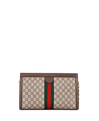 Pre-Owned Gucci Medium Ophidia Chain Shoulder Bag Gg Coated Canvas