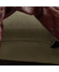 Pre-Owned Gucci Mini Drawstring Bucket Crossbody Bag Quilted Gg Canvas and Leather with Gg Coated Canvas