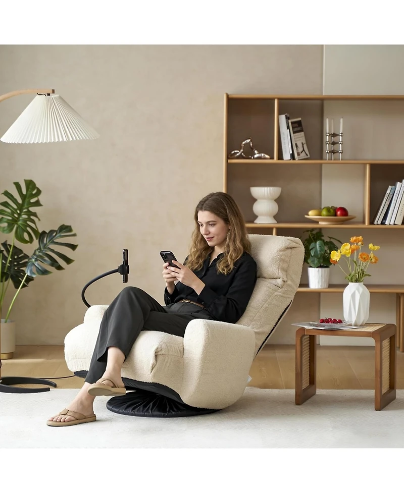 Rainsken 360° Swivel Floor Lounger Chair