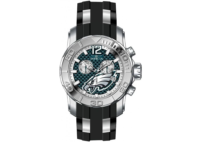 Invicta Men's 48005 Nfl Philadelphia Eagles Quartz Chronograph Dial Watch