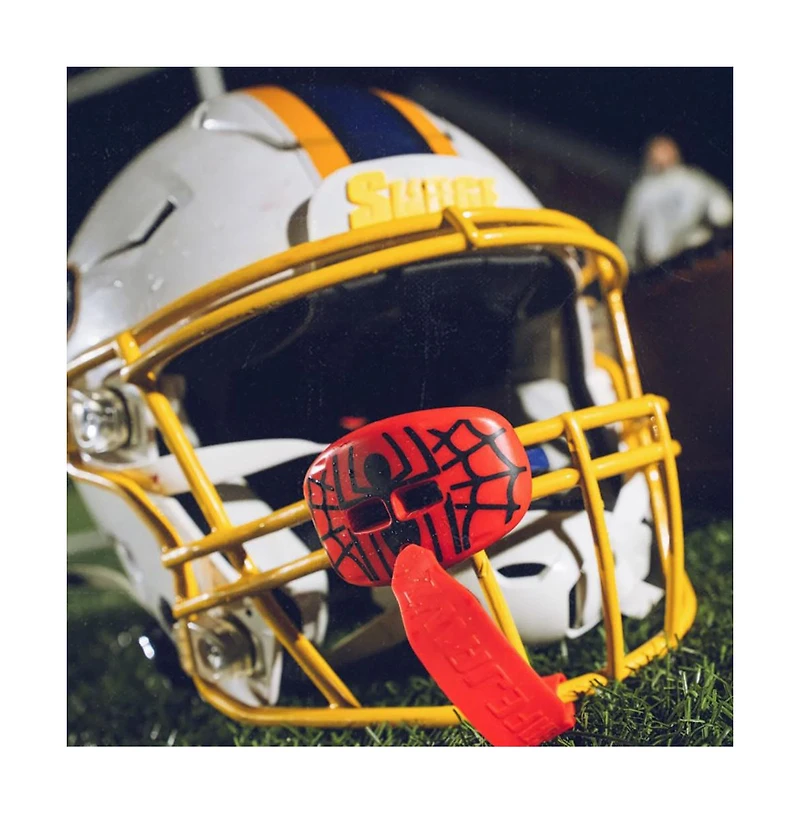 SafeJawz Extro Lip Guard Protector Mouthpiece with Detachable Strap for Football