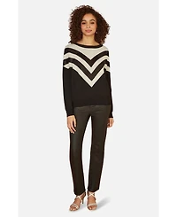 Yumi Women's Sequin Embellished Knitted Jumper