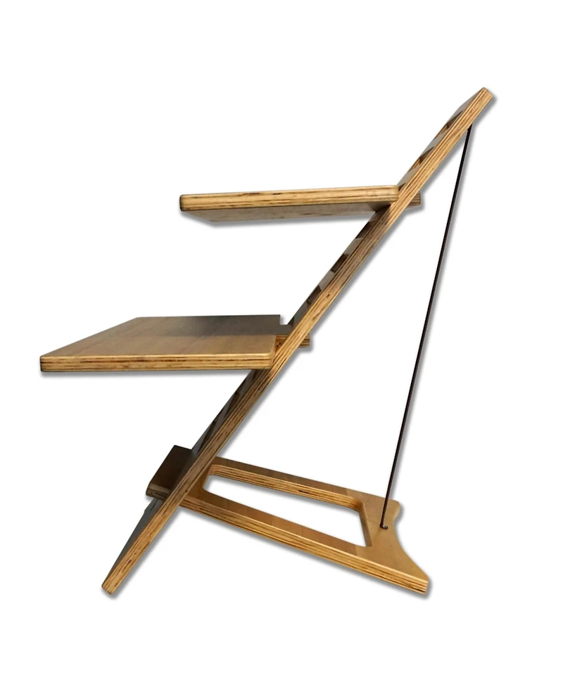 Victor High Rise Acacia Wood Stand-Up Desk Converter