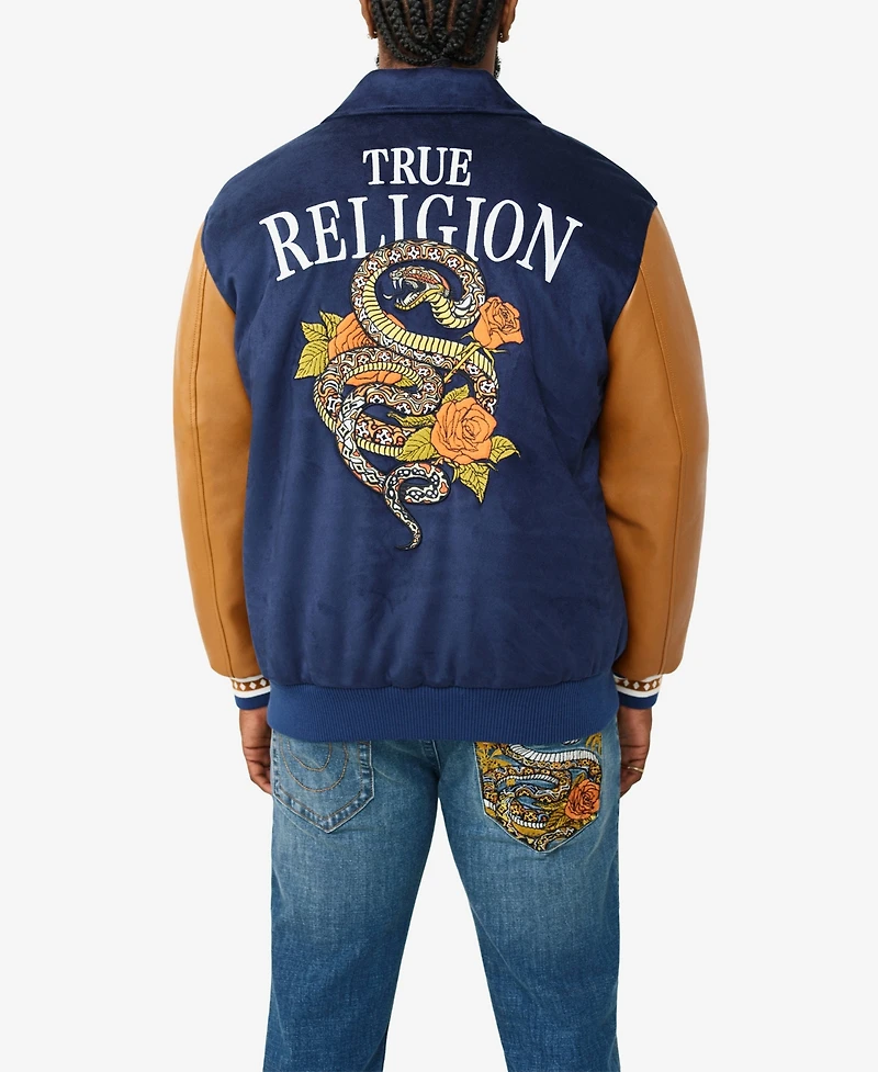 True Religion Men's Serpent Bomber Jacket