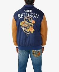 True Religion Men's Serpent Bomber Jacket