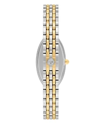 Tory Burch Women's The Oval Elongated Quartz Two-Hand Two-Tone Stainless Steel Watch, 22mm