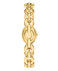 Tory Burch Women's The Oval Small Gift Set Quartz Two-Hand Gold Stainless Steel Watch, 22mm
