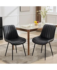 gaomon Set of 2 Upholstered Dining Chairs