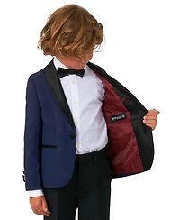 OppoSuits Boys' 2T-8 Long-Sleeve Tailored Blazer, Slim Fit Pants and Tie, 3-Piece Set
