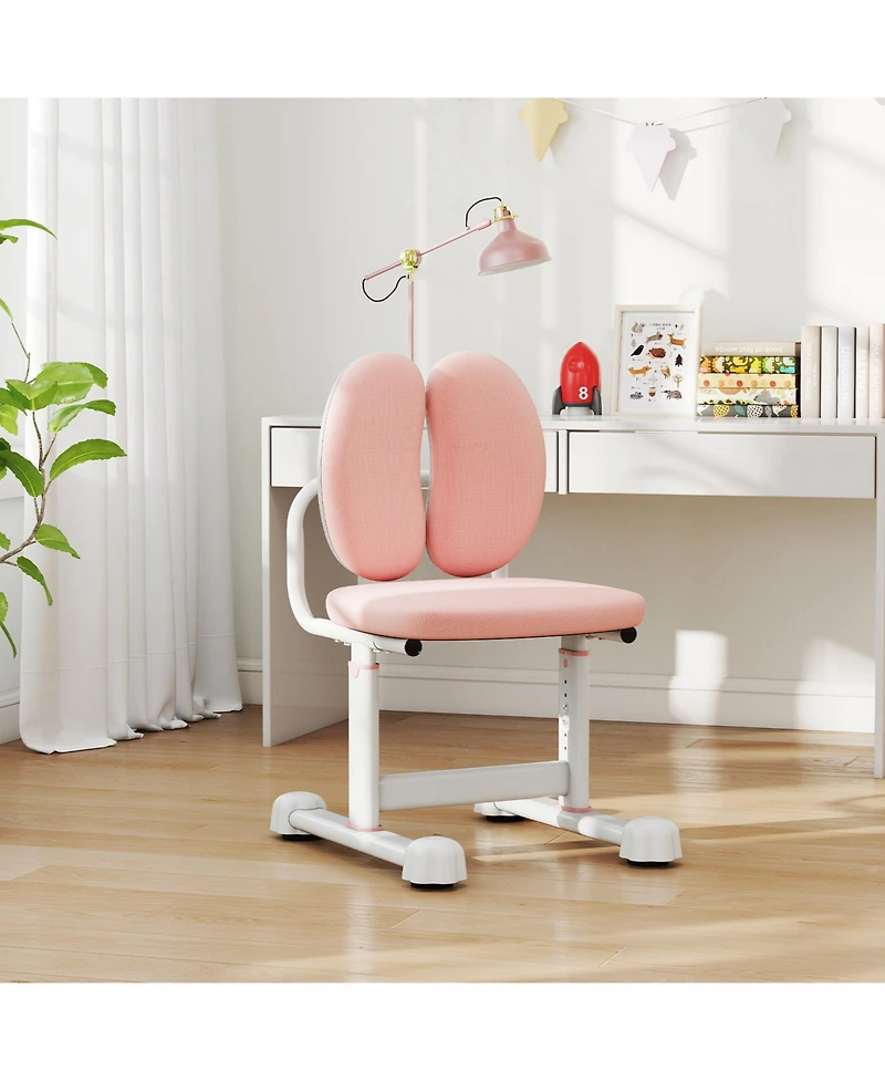 Sugift Kids Desk Chair with Double Back Support and Adjustable Height