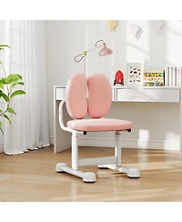 Sugift Kids Desk Chair with Double Back Support and Adjustable Height