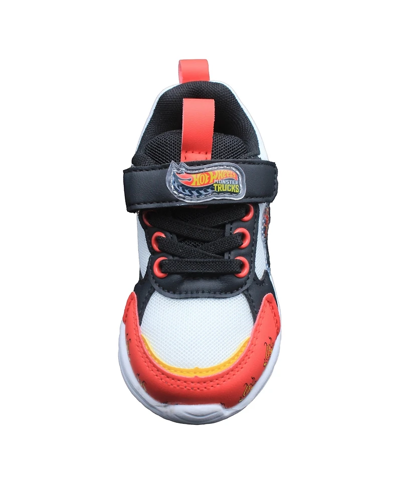 Hot Wheels Monster Trucks Toddler Light-Up Sneakers