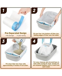 Cumrige Compact Smart Cat Litter Box with Energy Saving