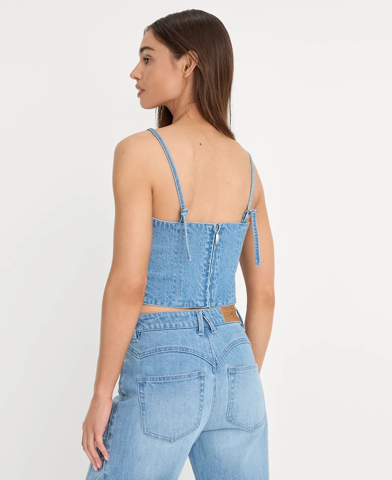 Good American Women's Sleeveless Butterfly Top