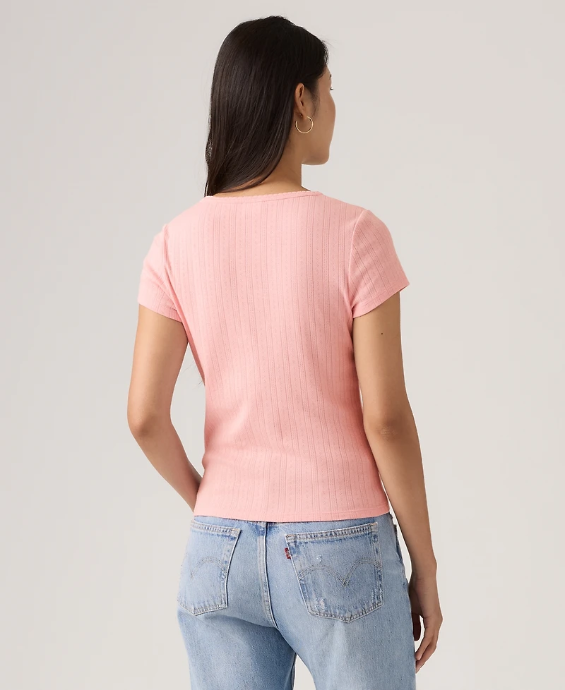 Levi's Women's Short-Sleeve Crew Neck Top