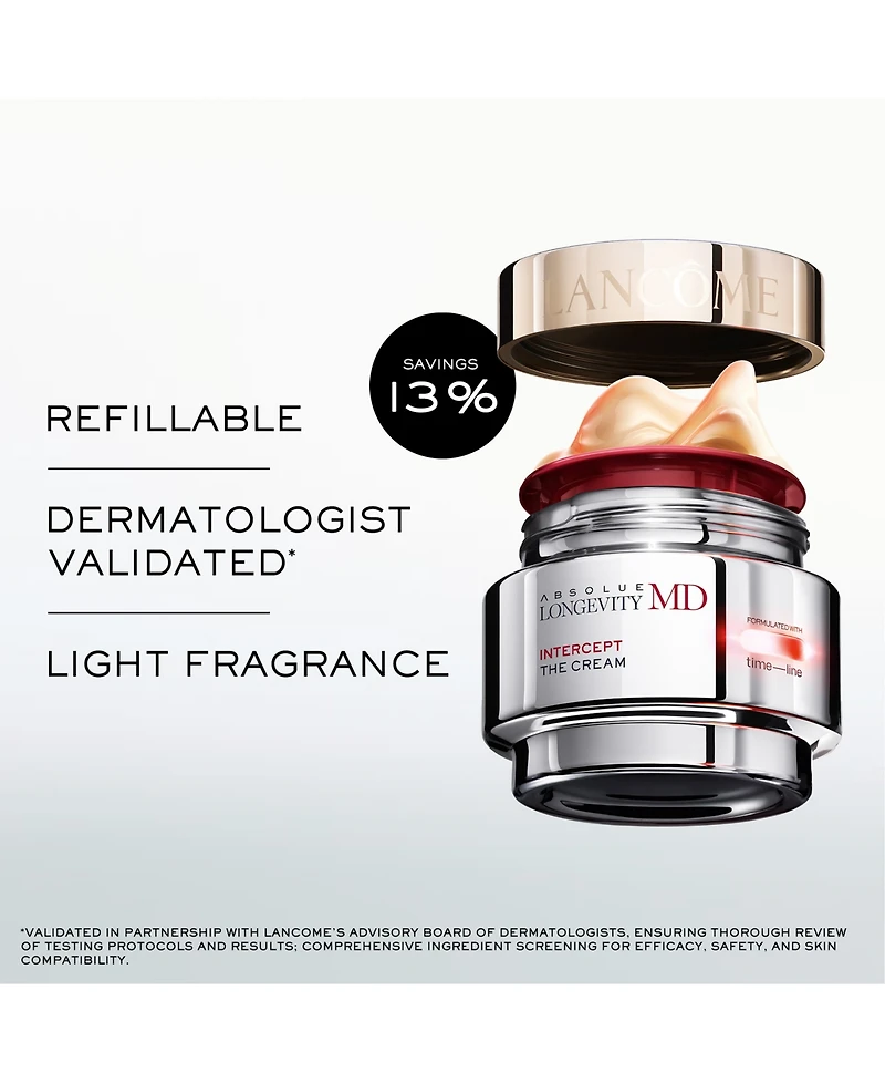 Lancome Absolue Longevity Md Intercept Mid-Age Face Cream, 1.69 oz.
