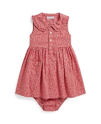 Polo Ralph Lauren Baby Girls' Floral Shirtdress with Bloomer