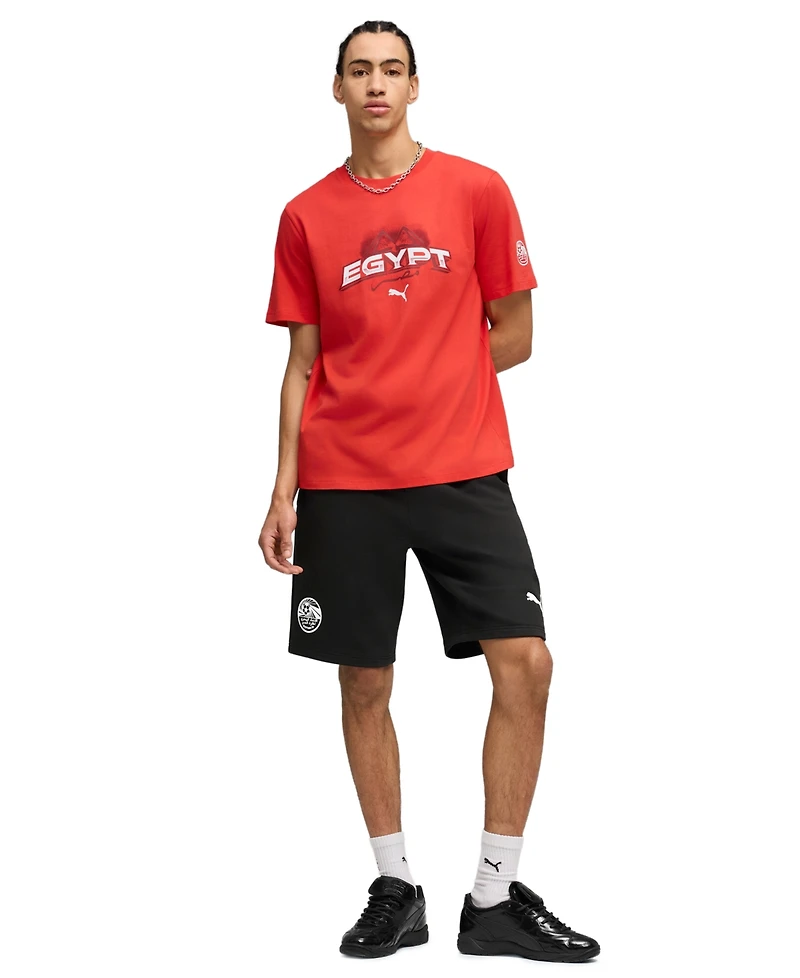 Puma Men's Regular and Big & Tall Egypt Football Culture Crewneck T-Shirt