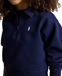 Polo Ralph Lauren Girls' 7-16 Collared Boxy Sweater