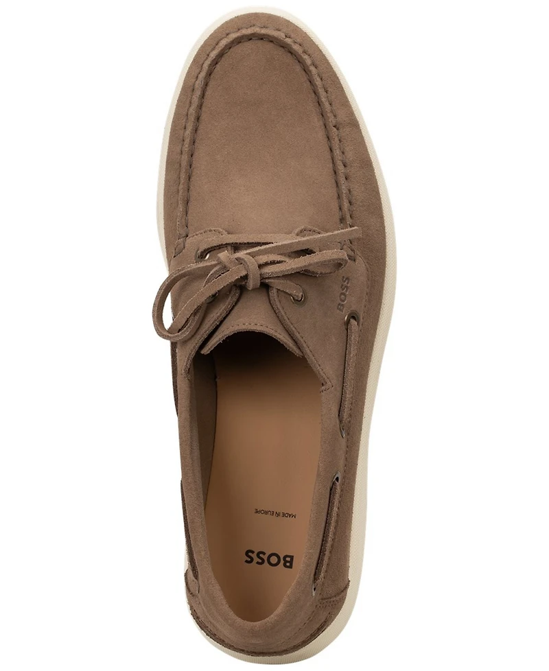 Hugo Boss Men's Sienne Round Toe Boat Shoes