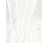 Alex & Sophia Women's Spaghetti Strap Corset Bodice Dress