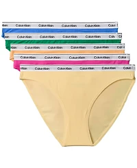 Calvin Klein Women's 5-Pack. Modern Logo Low-Rise Bikini Underwear QD5208