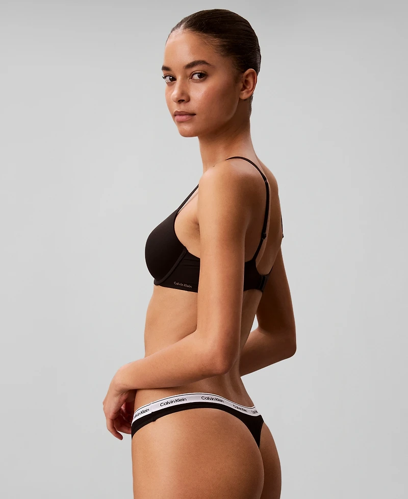 Calvin Klein Women's Modern Logo 3-Pack Thong Underwear QD5209