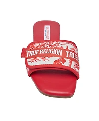 True Religion Women's Missy Logo Adjustable Sandal